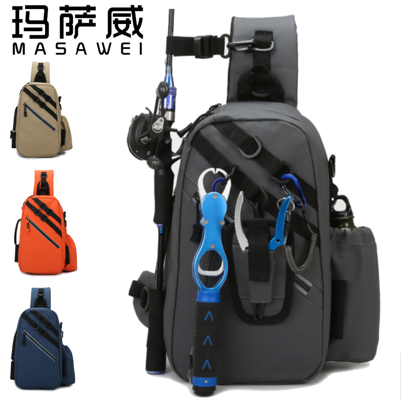 Fishing Backpack - Waterproof Oxford cloth lightweight outdoor riding