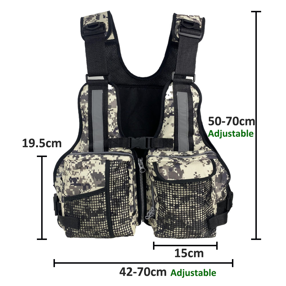 Fishing Vest - Outdoor Fishing Vest with Multiple Pockets