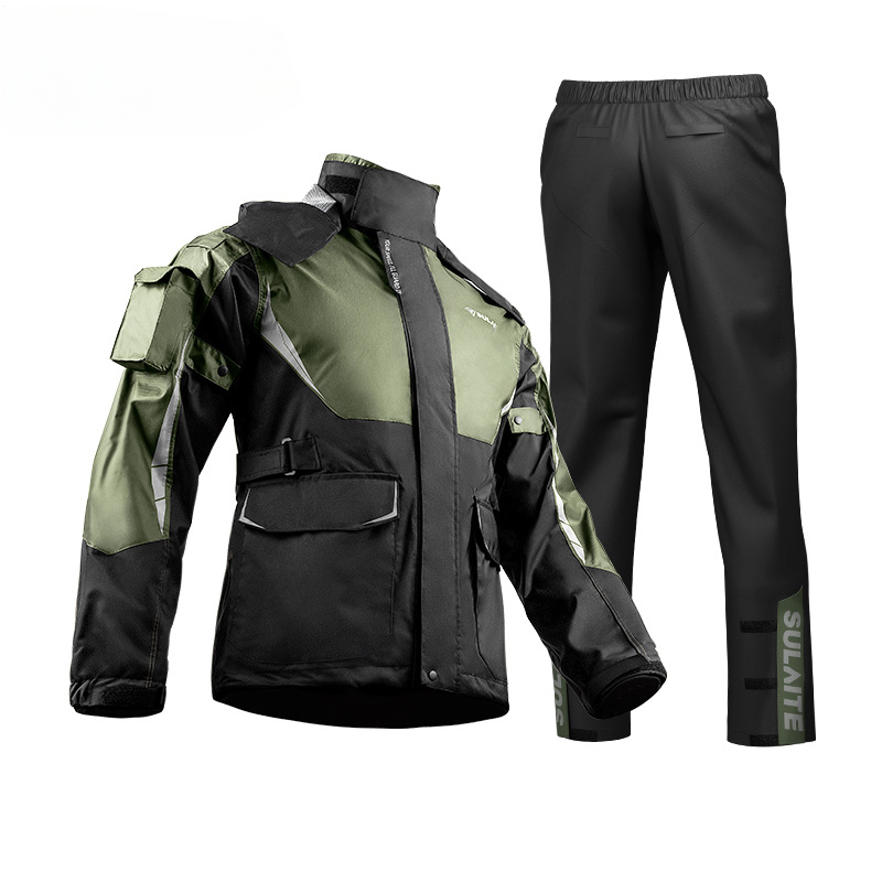 Fishing Rain Suit - Men Women Waterproof Motorcycle Rider Raincoat