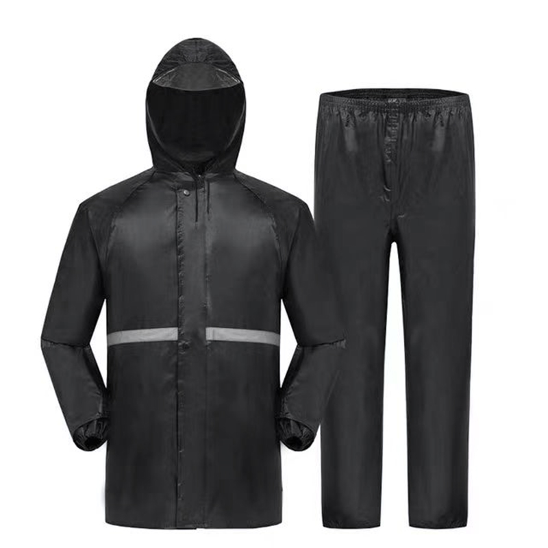 Fishing Rain Suit - 2pcs Hooded Coat & Pant Rain