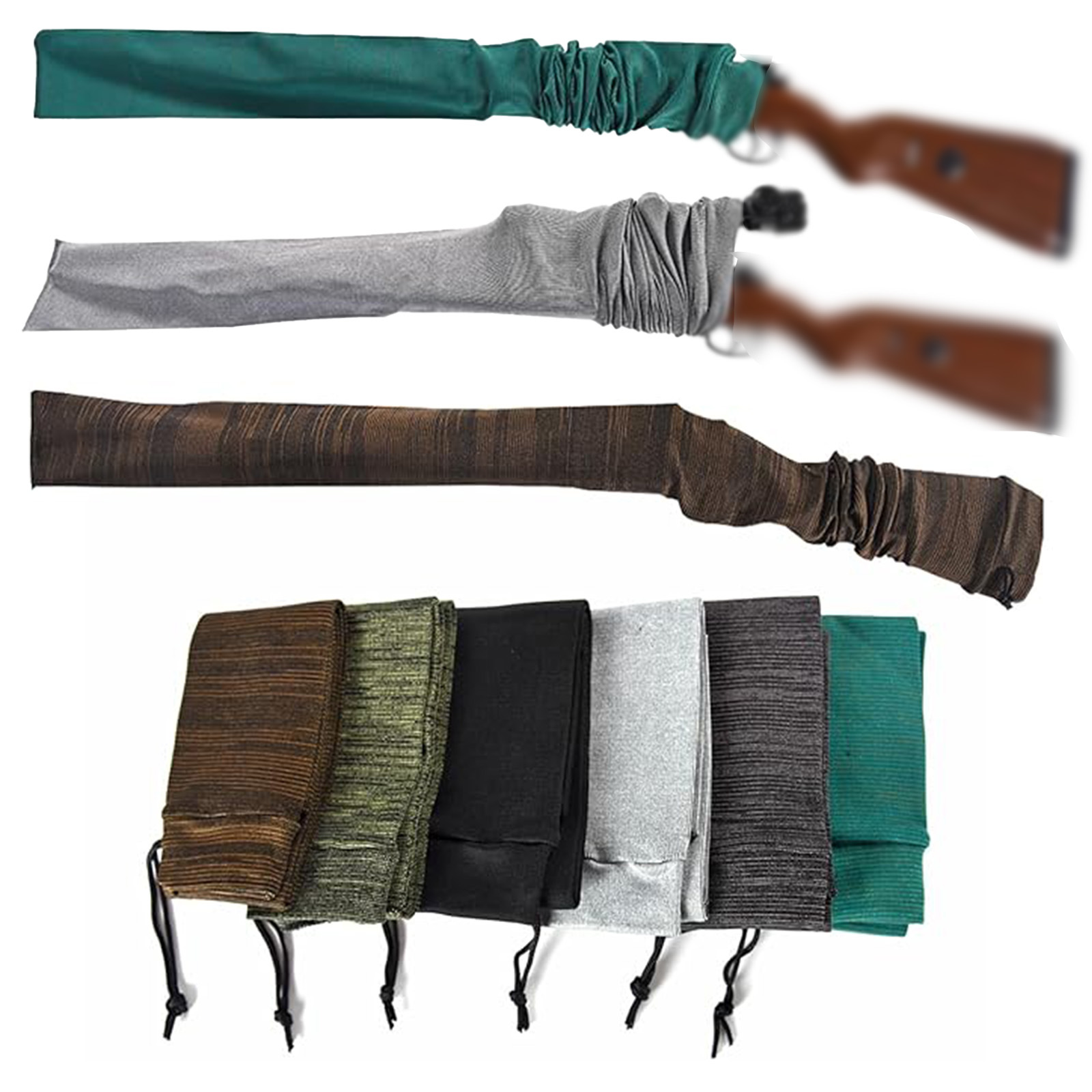 Fishing Socks - Silicone Treated Gun Sock Polyester Rifle
