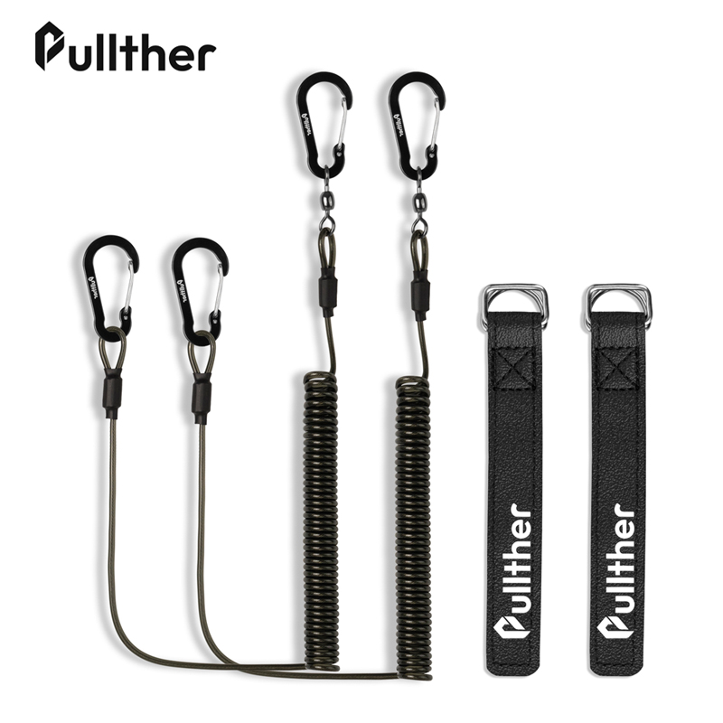 Fishing Belt - fishing tools Coiled Lanyards Wrap rod