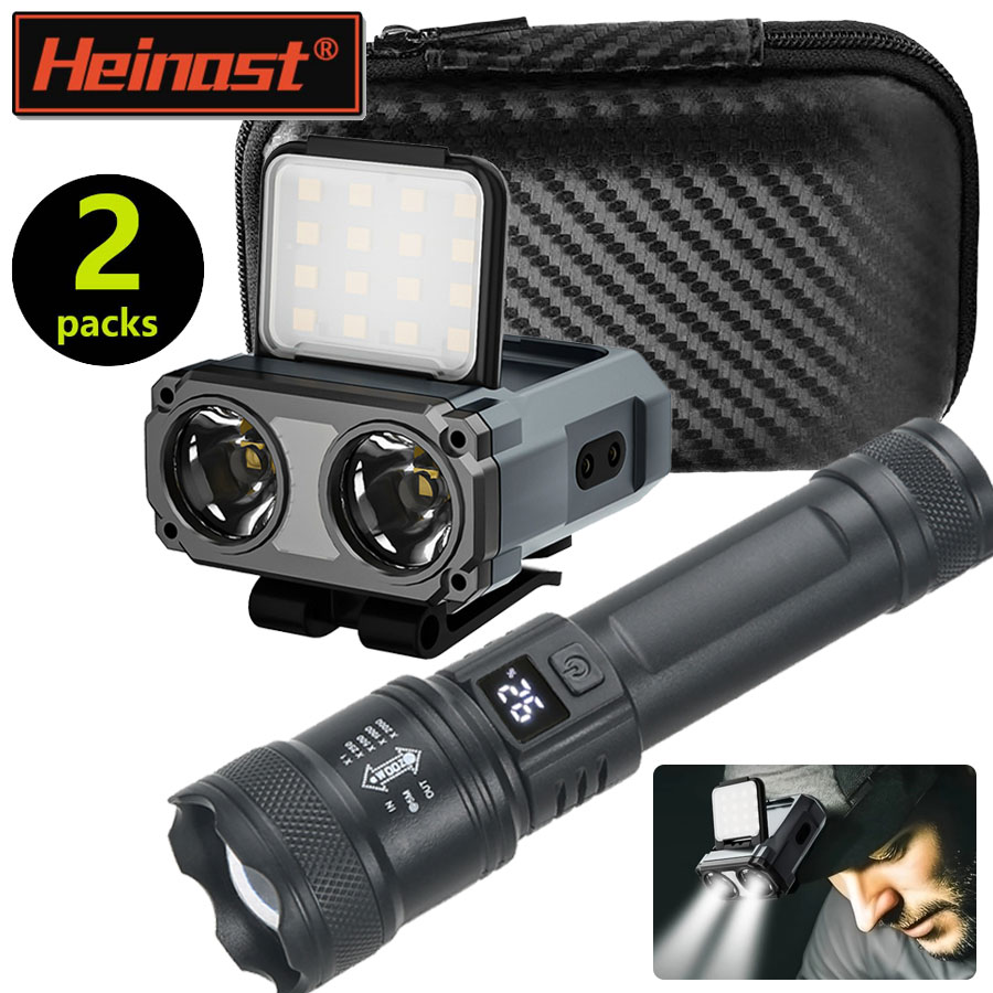 Fishing Hat - Ultra Bright Mini Rechargeable Head Lamp/Portable