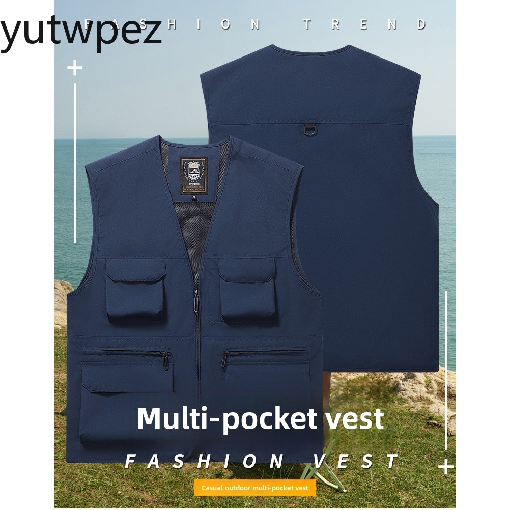 Fishing Vest - Men's Outdoor Hiking Sports Sun Protection