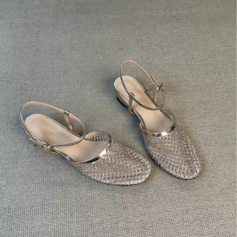 Fishing Belt - French Rhinestone Beautiful Hollow Wedge Baotou
