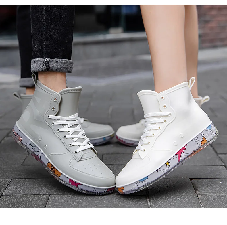 Men Rain Boots Fashion Trendy  - Fishing Boots recension och pris
