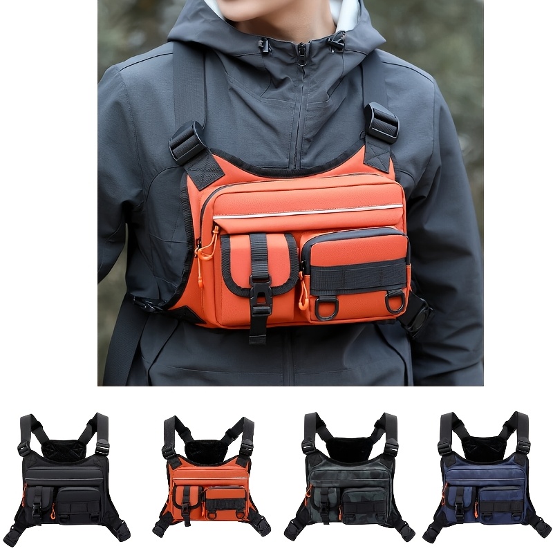 Men's Tactical Chest Bag, Runn - Fishing Vest recension och pris