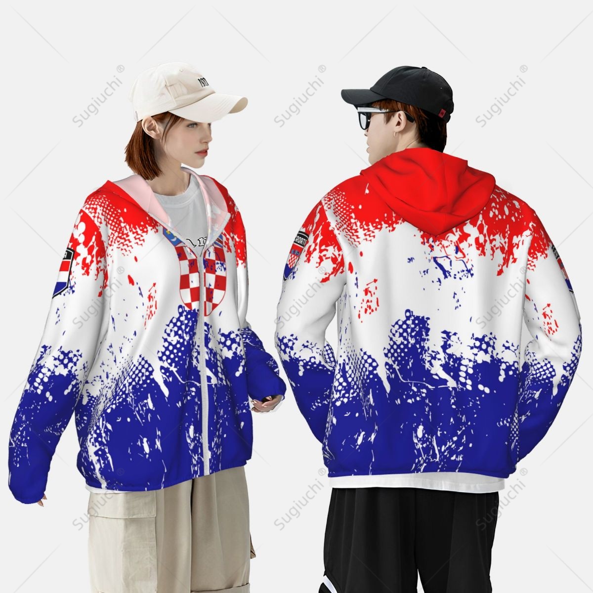 Croatia Flag Sun Protection Ho - Fishing Hoodie recension och pris