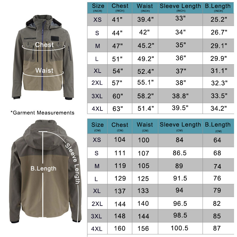 Fishing Wading Jackets 4-Ply B - Fishing Jacket Waterproof recension och pris