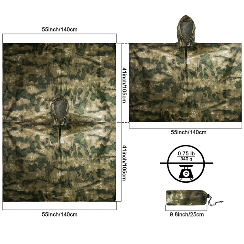 MENFLY ATFG Moss Camouflage Ta - Fishing Rain Suit recension och pris
