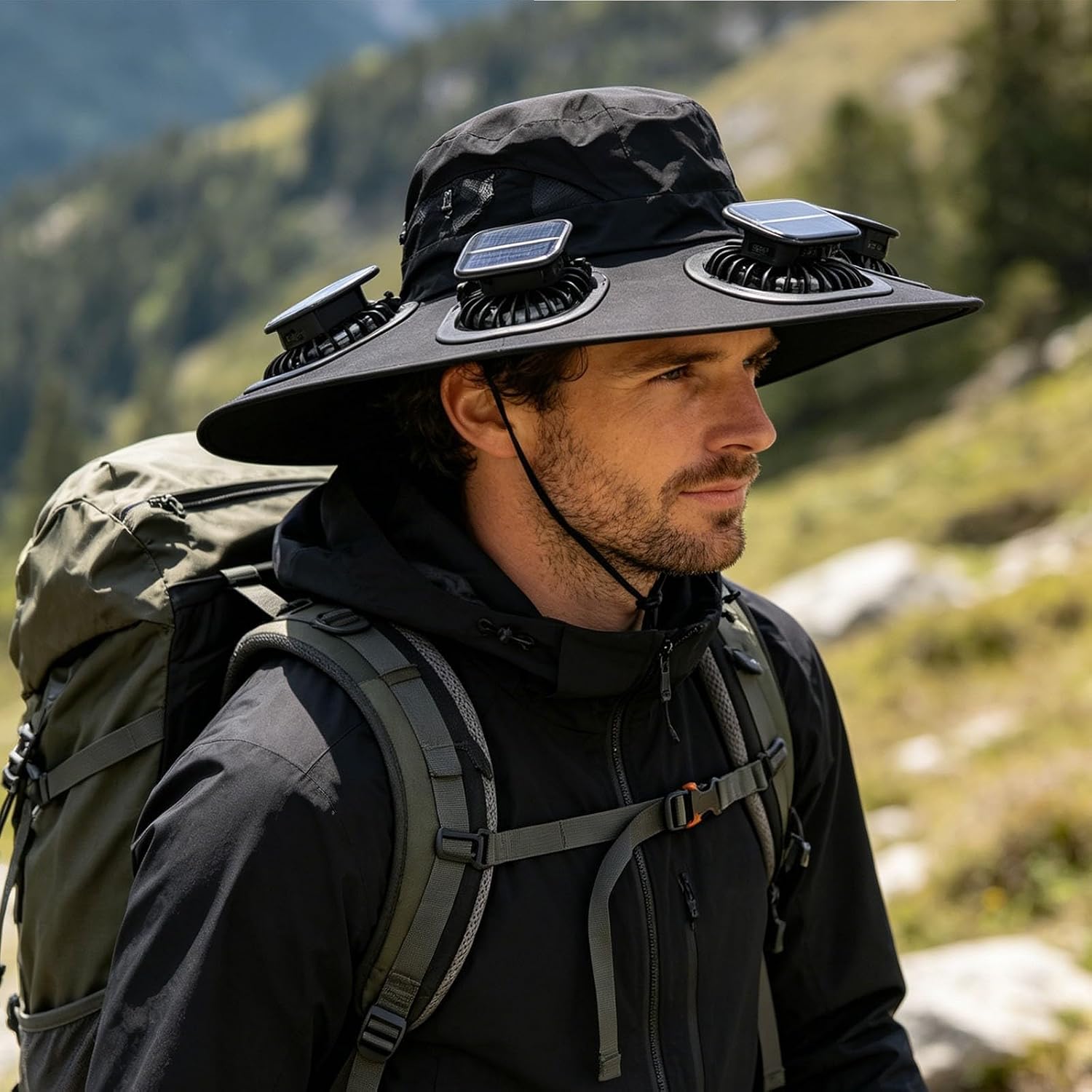 Hot 6 Fans Solar Fan Hat Breat - Fishing Hat recension och pris
