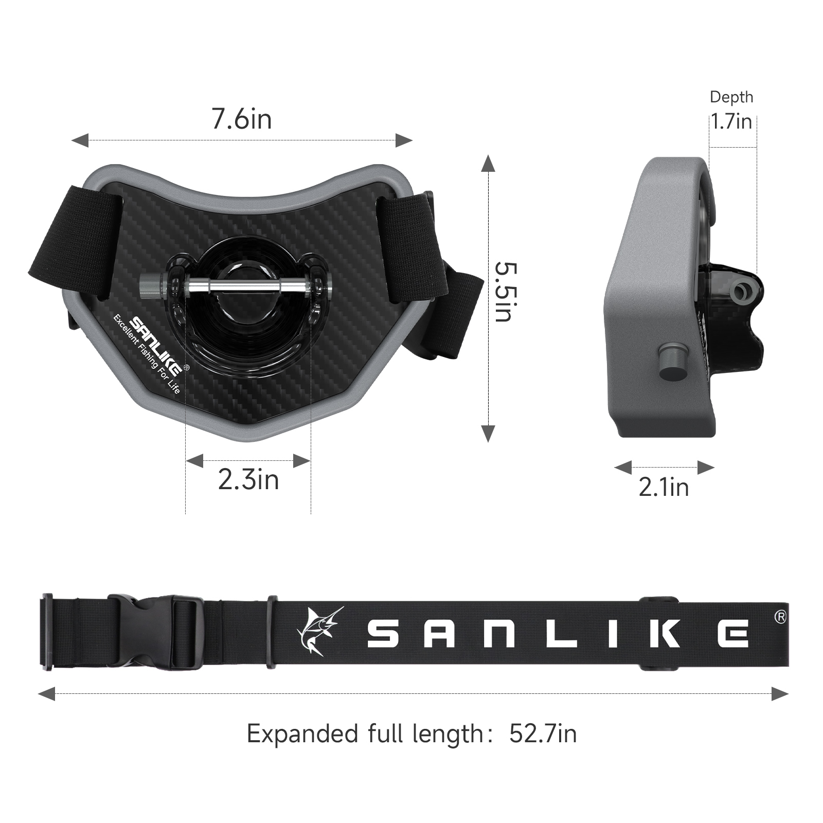 SANLIKE Fishing Fighting Belt  - Fishing Belt recension och pris