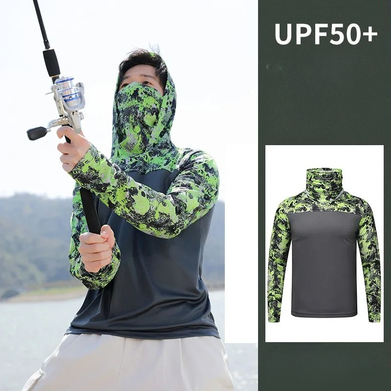 Fishing Shirt Hooded Men Sunsc - Fishing Hoodie recension och pris