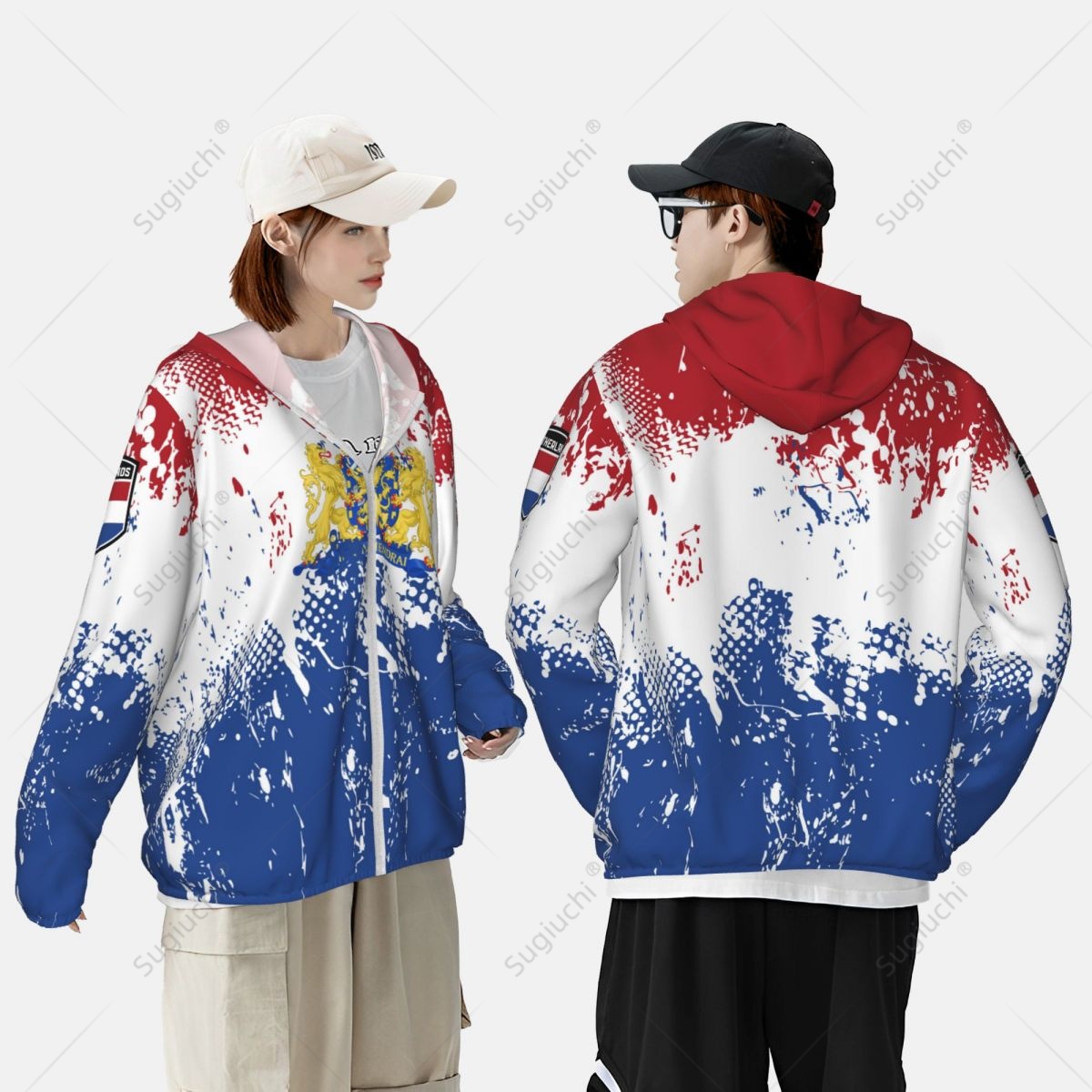 Netherlands Flag Sun Protectio - Fishing Hoodie recension och pris