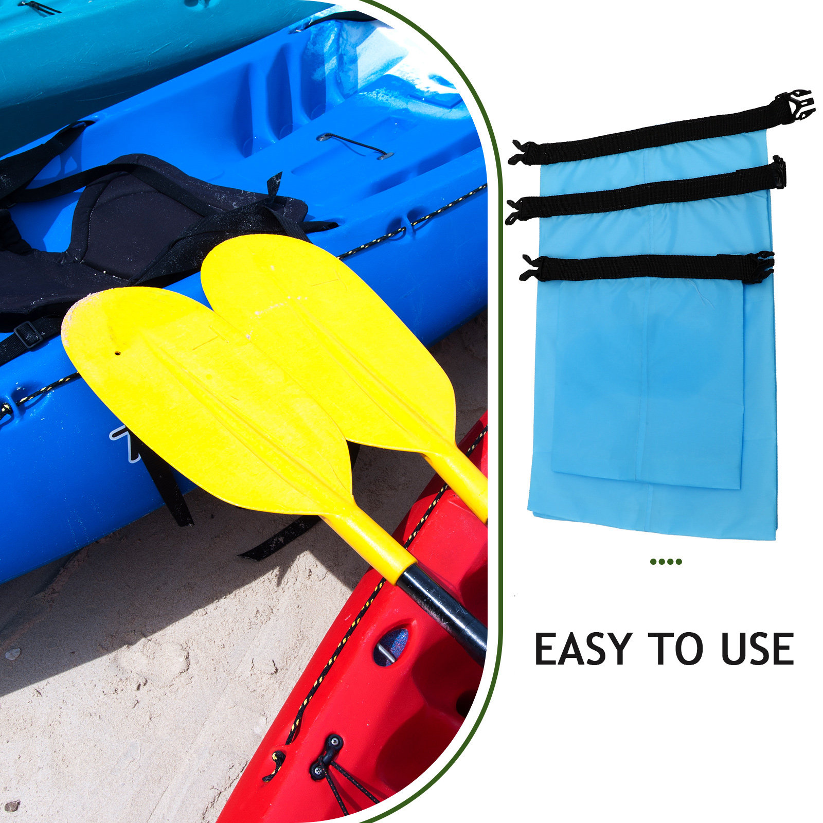 3Pcs Waterproof Dry Bag Foldab - Fishing Bag Waterproof recension och pris