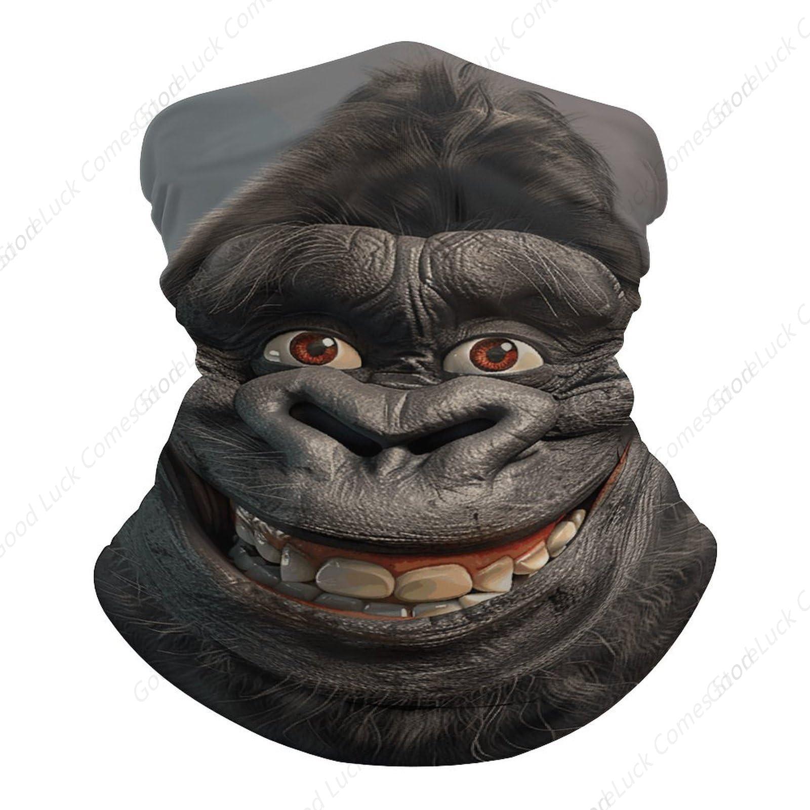 Smiling Gorilla Photo Bandana  - Fishing Mask Sun Protection recension och pris