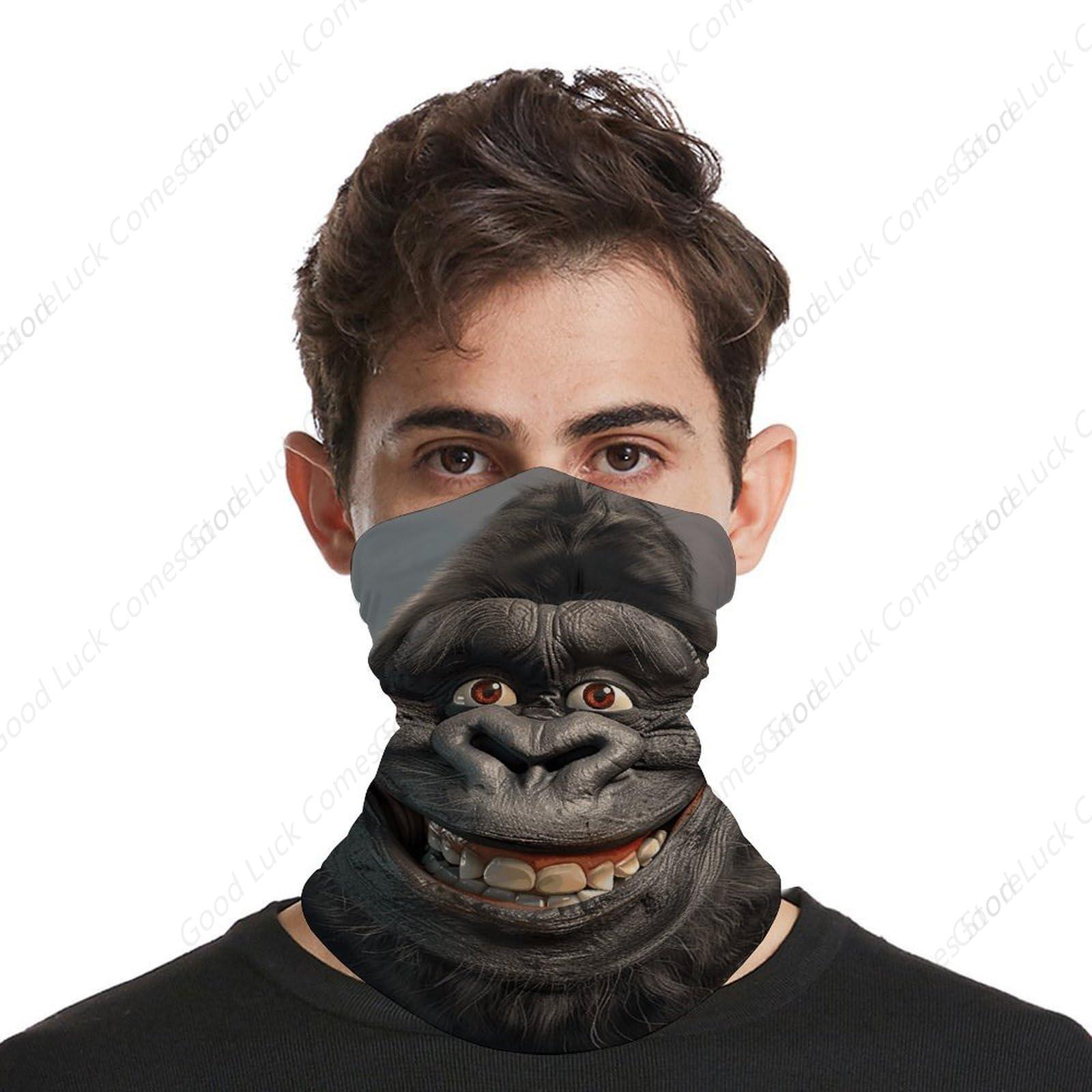 Smiling Gorilla Photo Bandana  - Fishing Mask Sun Protection recension och pris