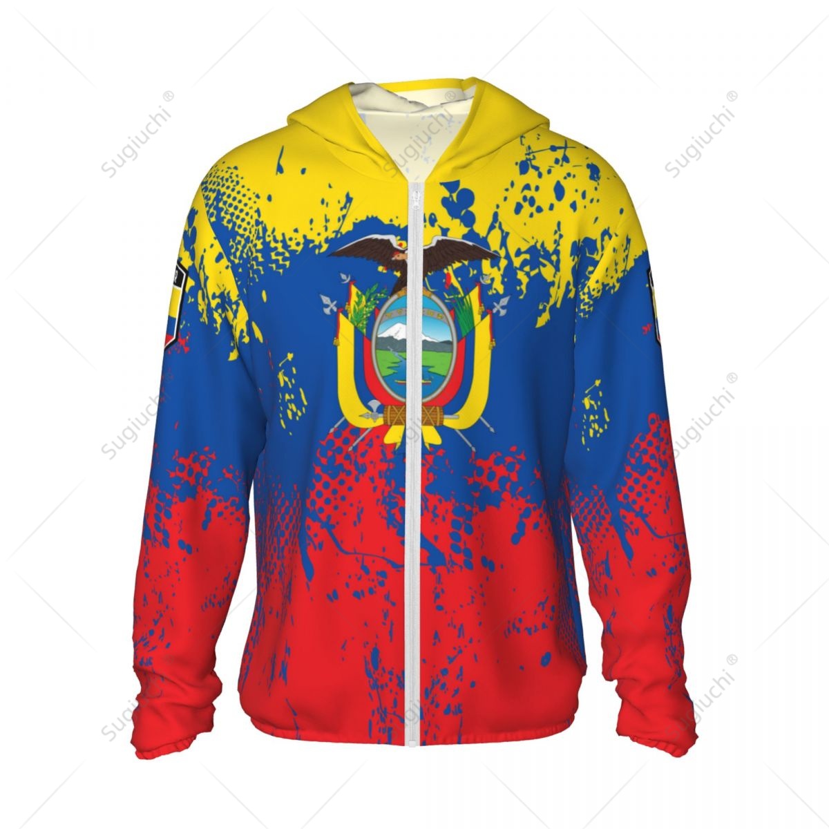 Ecuador Flag Sun Protection Ho - Fishing Hoodie recension och pris