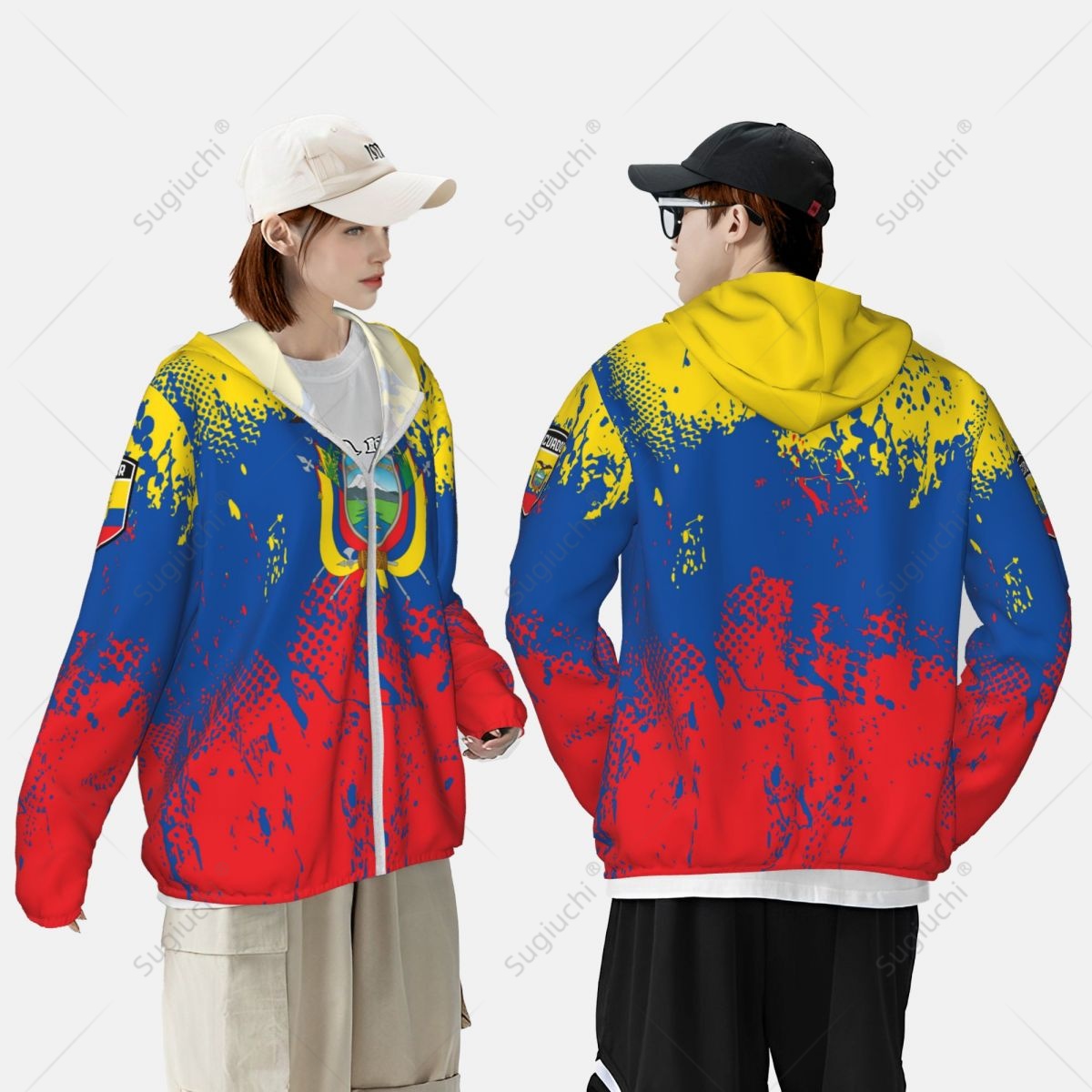 Ecuador Flag Sun Protection Ho - Fishing Hoodie recension och pris