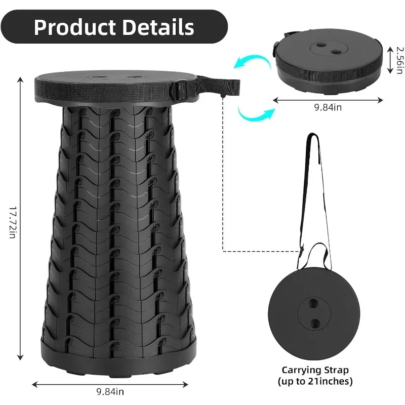 Collapsible Stool Portable Fol - Fishing Belt recension och pris
