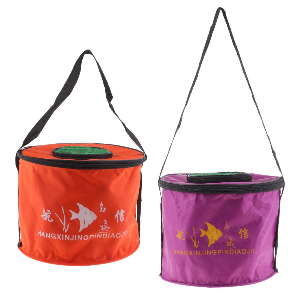 Foldable Fishing Bucket with M - Fishing Bag Waterproof recension och pris