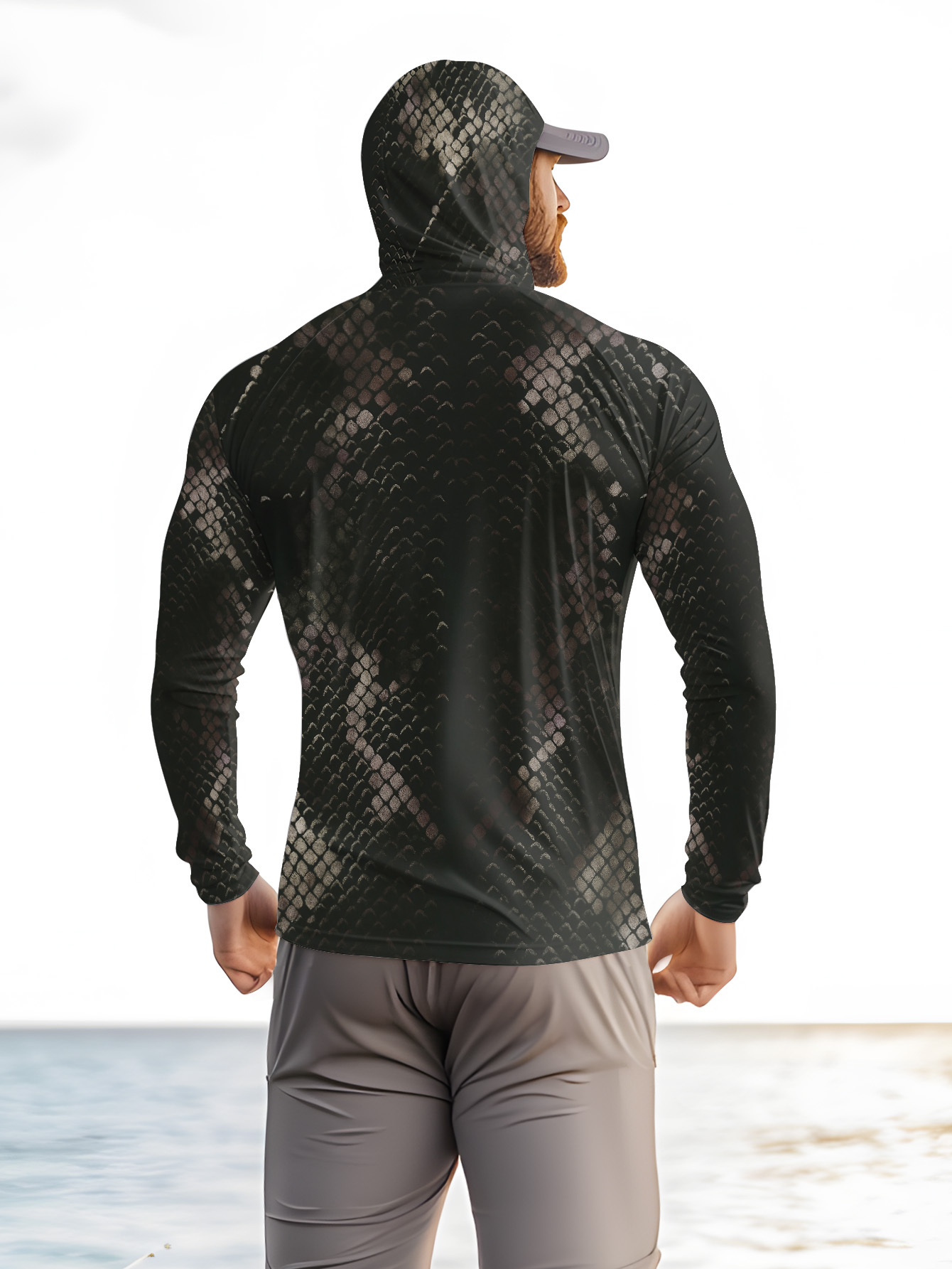 Men's Fishing Hooded Long-Slee - Fishing Shirt Uv Protection recension och pris
