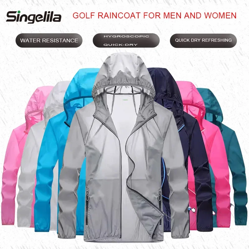 Golf Raincoat Lightweight Jack - Fishing Jacket Waterproof recension och pris