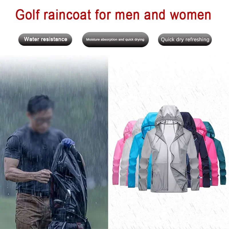 Golf Raincoat Lightweight Jack - Fishing Jacket Waterproof recension och pris