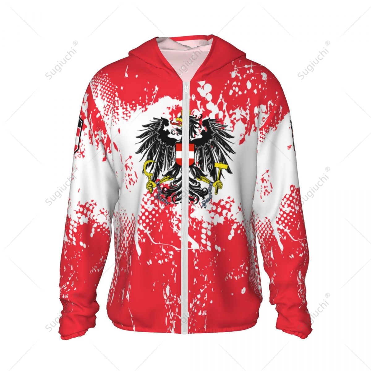 Austria Flag Sun Protection Ho - Fishing Hoodie recension och pris
