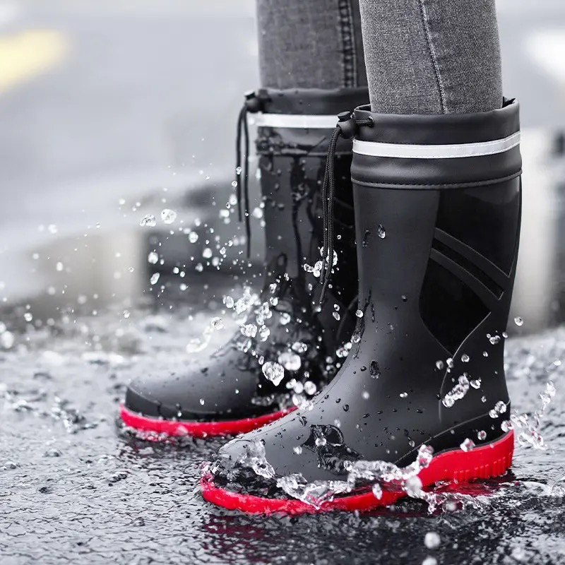 Fashion Men's Medium Tube Rain - Fishing Boots recension och pris