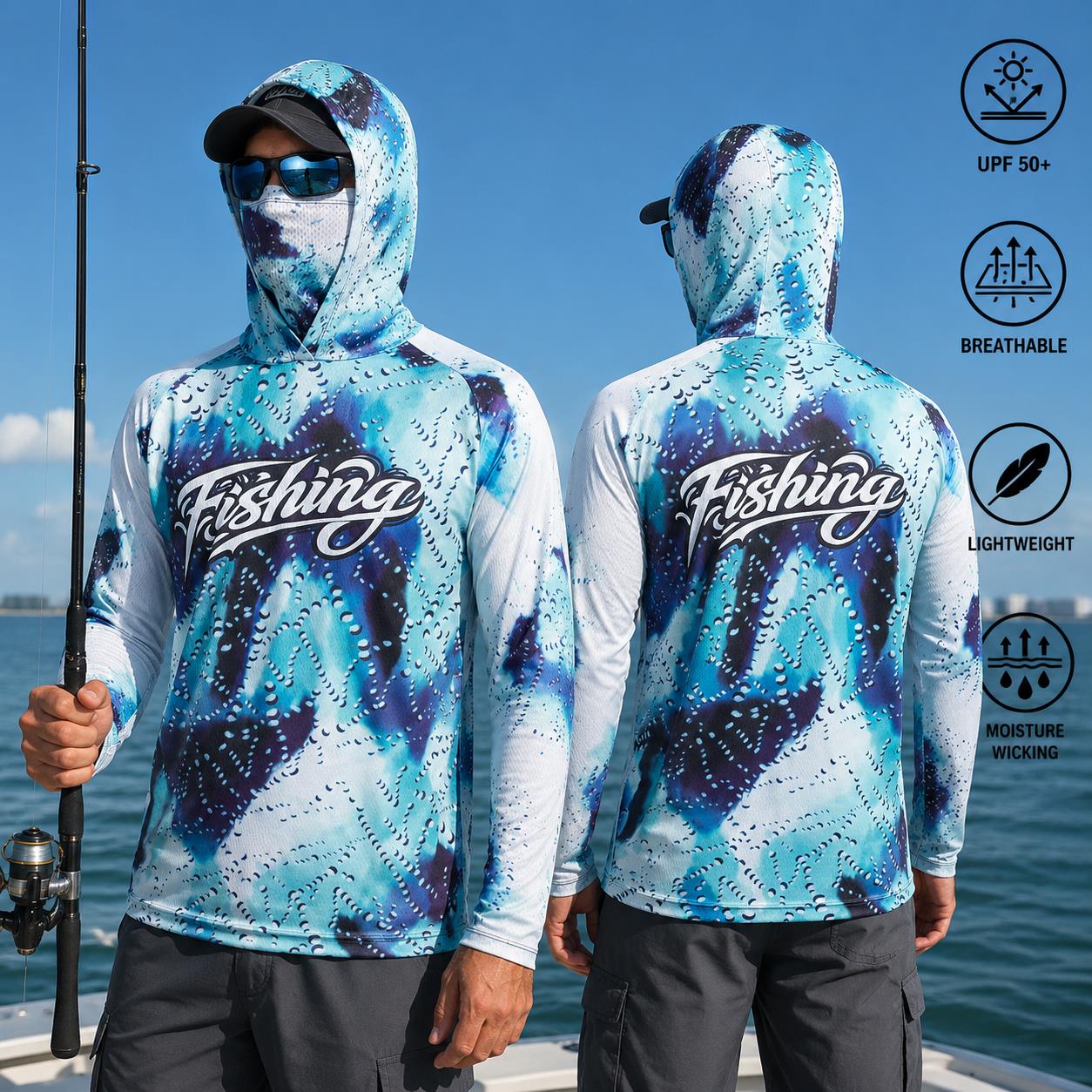 Fishing Shirt Hooded Men Fishi - Fishing Hoodie recension och pris