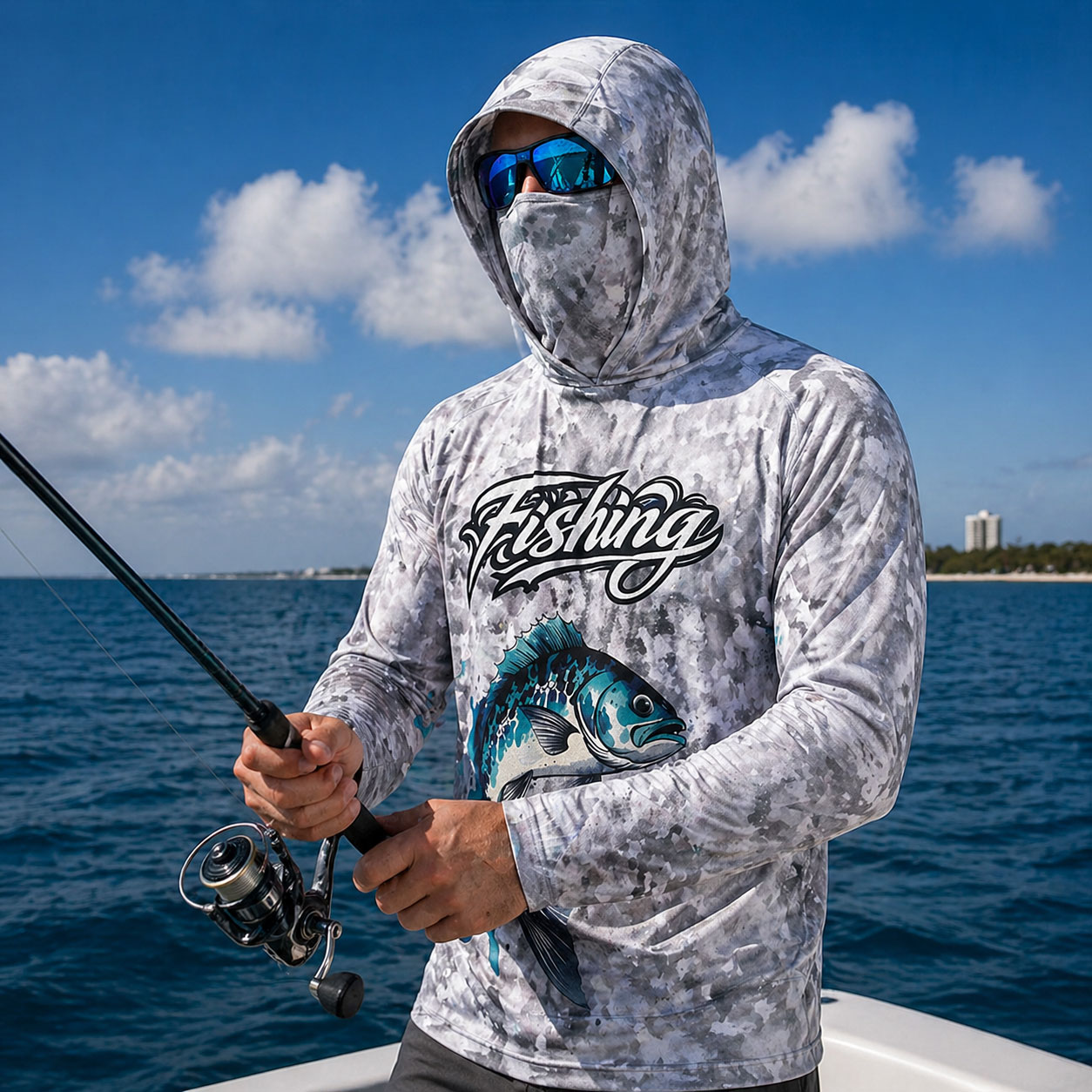 Fishing Shirt Hooded Men Fishi - Fishing Hoodie recension och pris