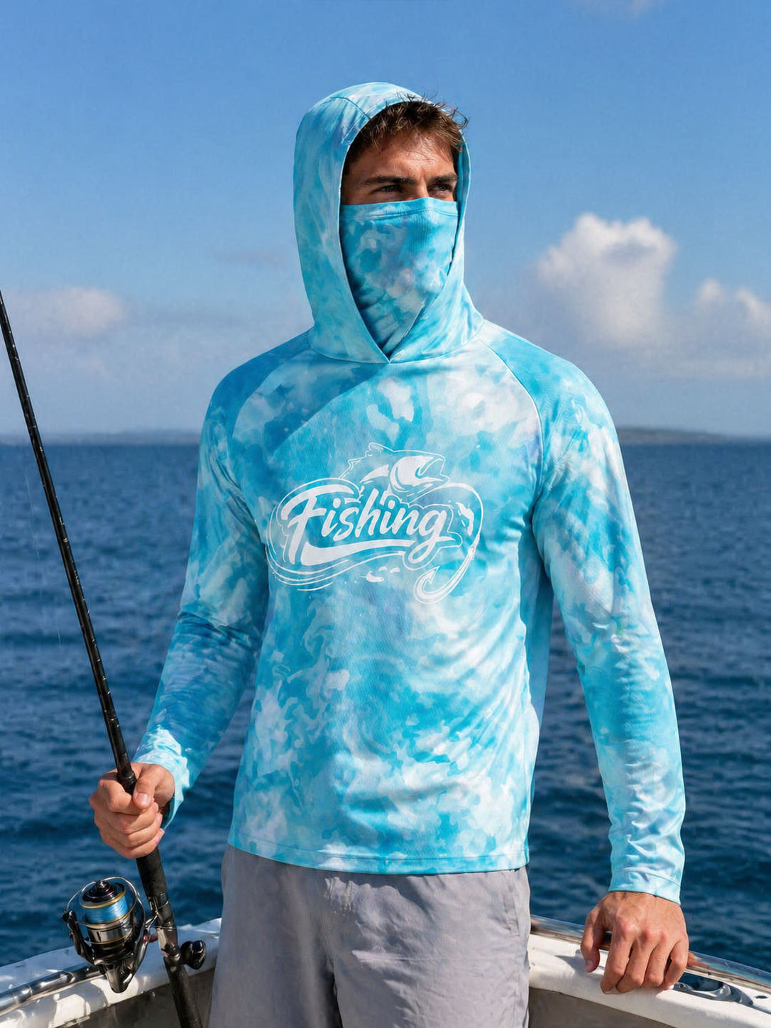 Fishing Shirt Hooded Men Fishi - Fishing Hoodie recension och pris