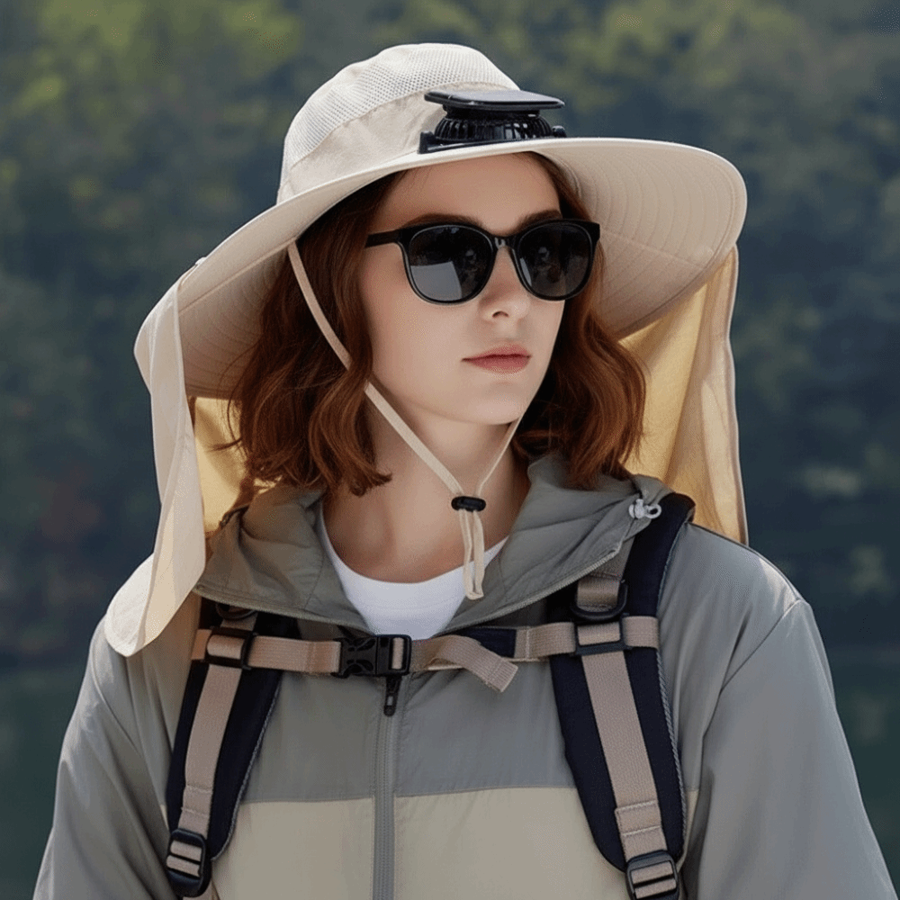 Gift UPF50+ Solar Fan Hat Wate - Fishing Hat recension och pris
