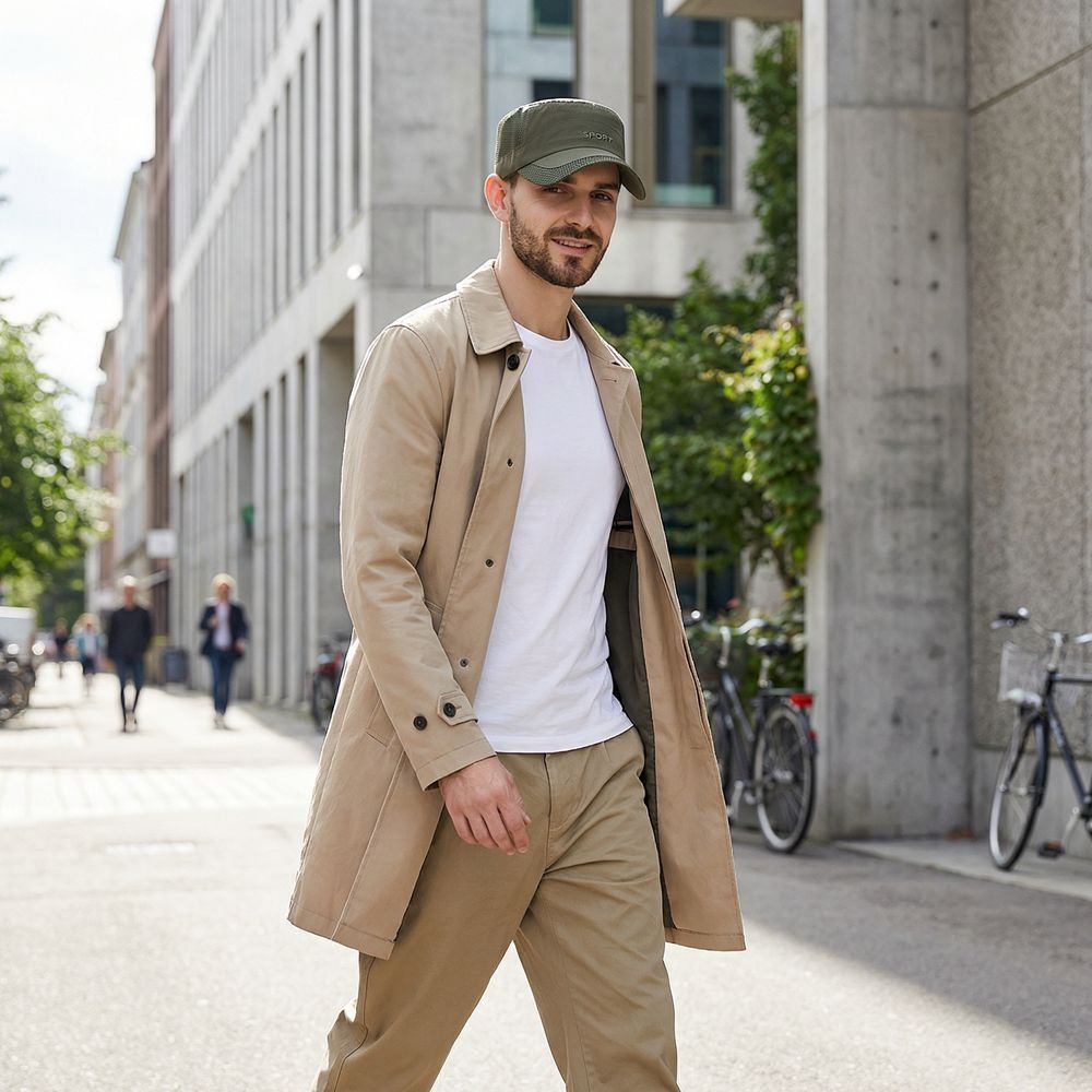 Cool Adjustable Flat Top Cap B - Fishing Hat recension och pris