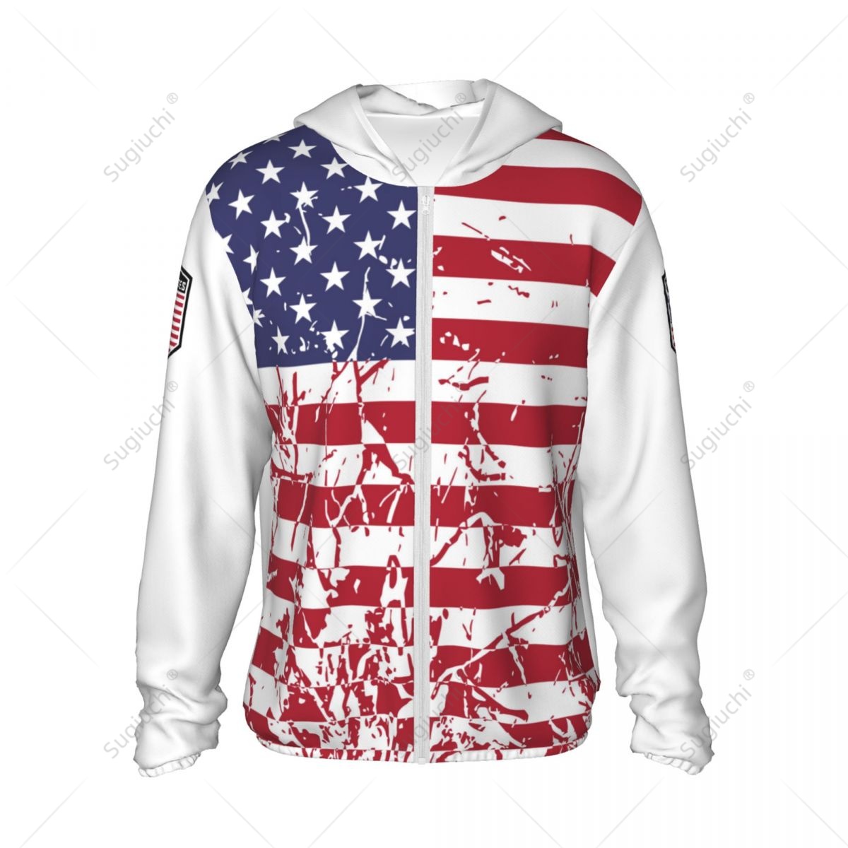 United States Flag Sun Protect - Fishing Hoodie recension och pris