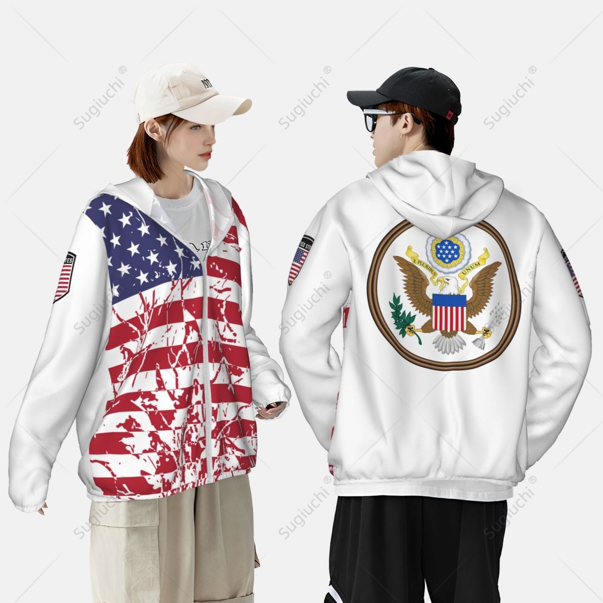 United States Flag Sun Protect - Fishing Hoodie recension och pris