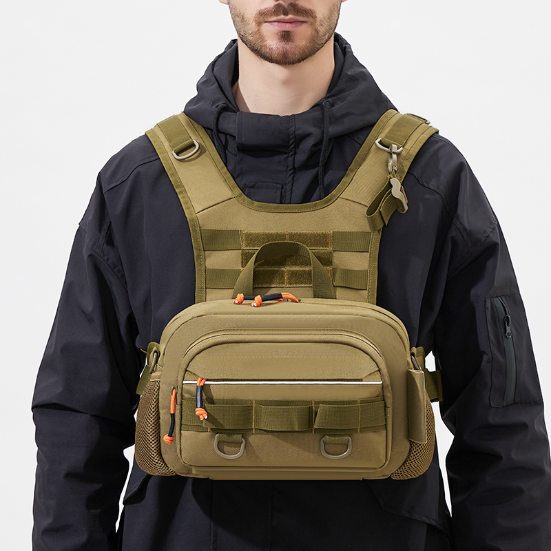 Men Chest Bag Tactical Fishing - Fishing Backpack recension och pris