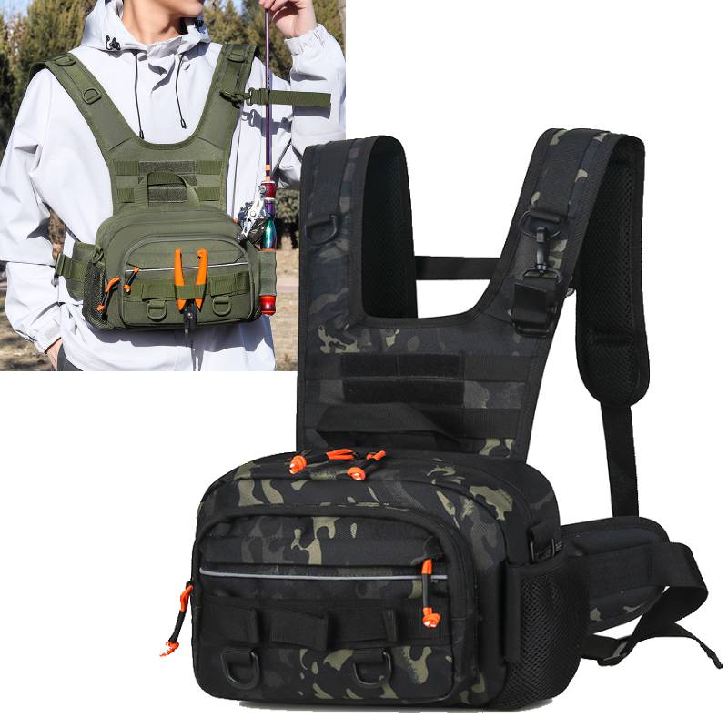 Men Chest Bag Tactical Fishing - Fishing Backpack recension och pris