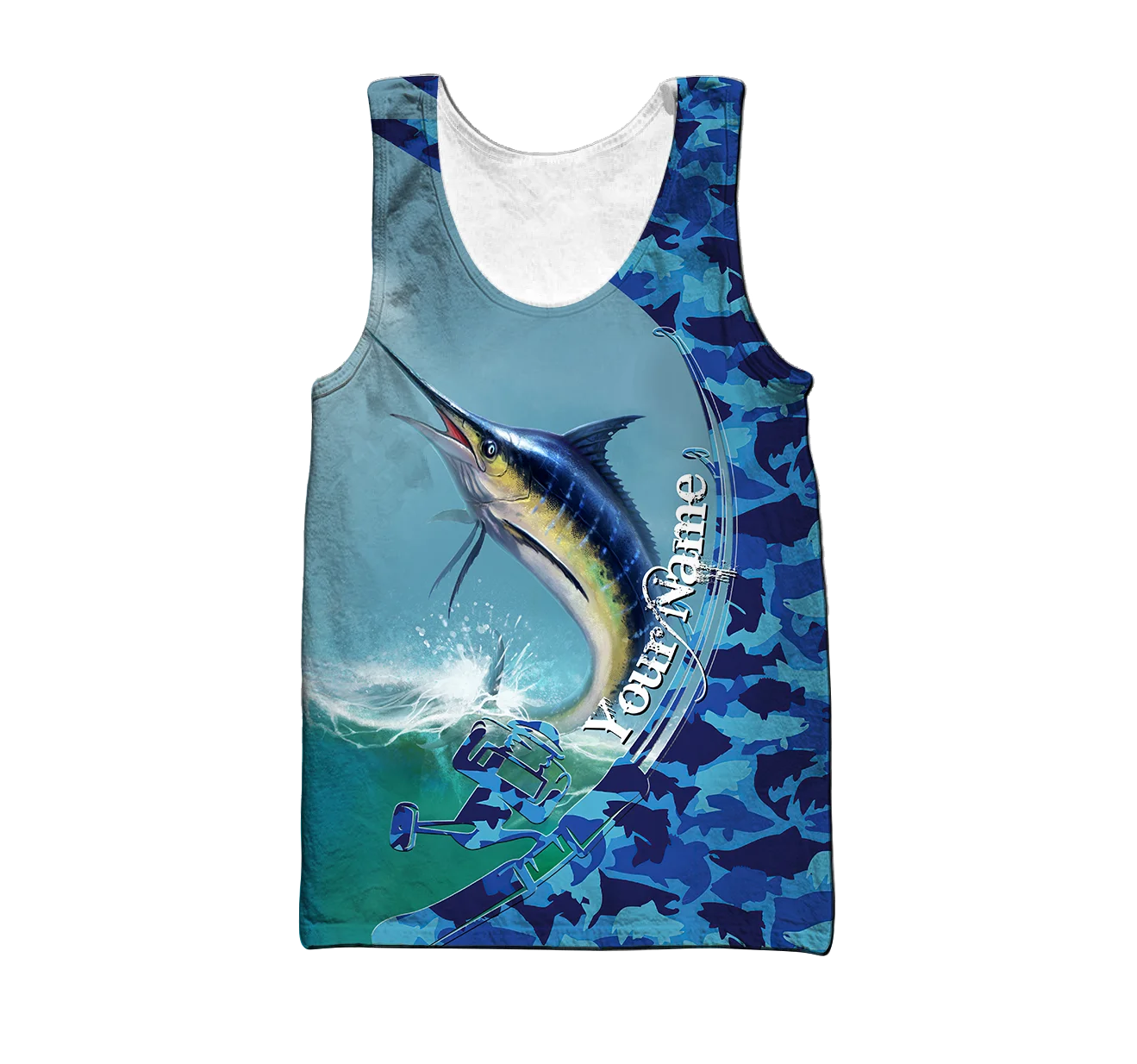 Custom name Mahi mahi fishing  - Fishing Vest recension och pris