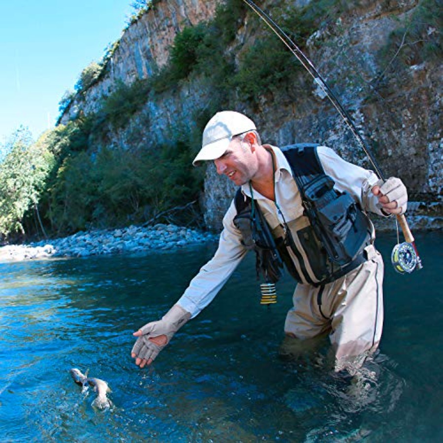 UV Protection Fishing Fingerle - Fishing Gloves recension och pris