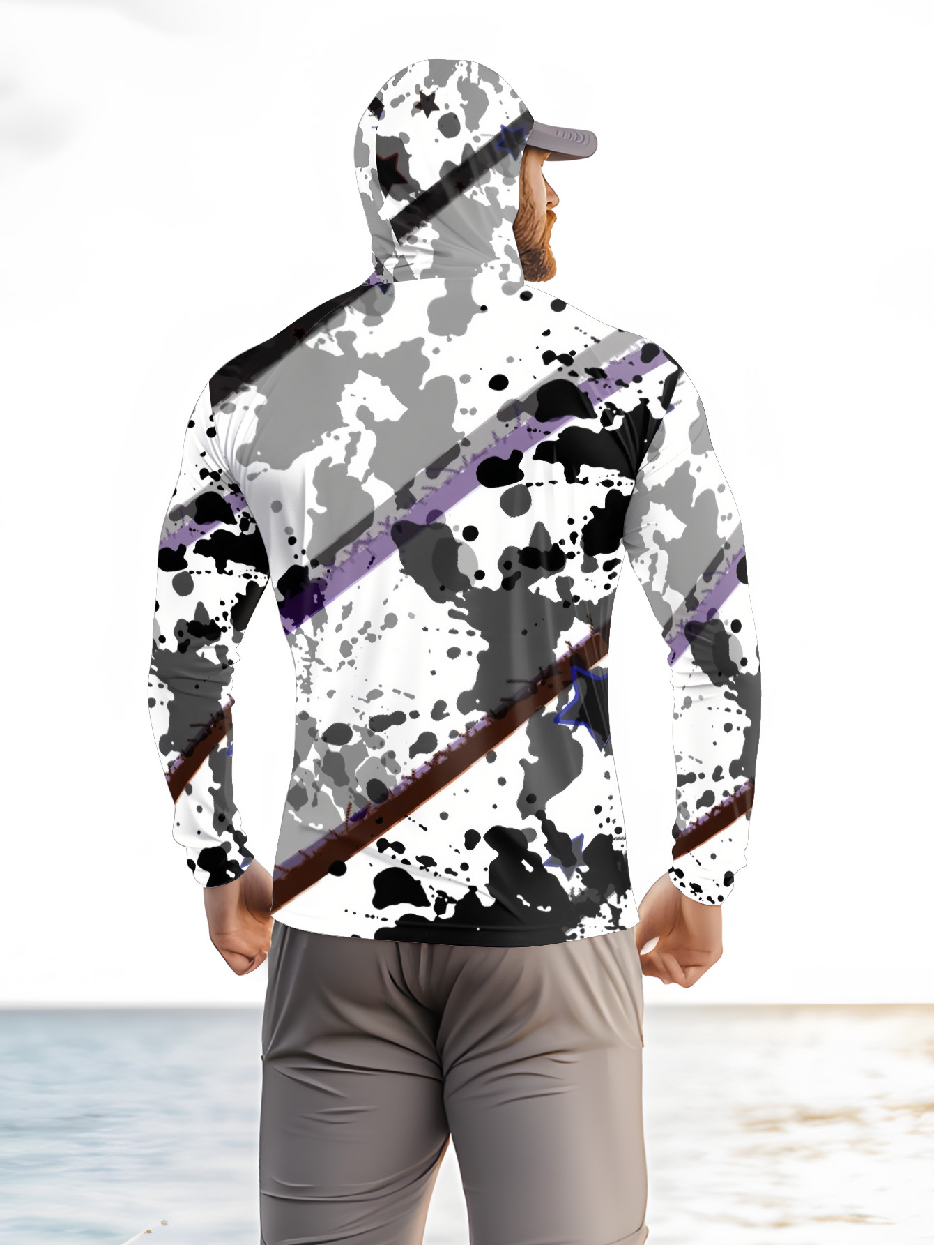 Men Hood Fishing Shirt long sl - Fishing Shirt Uv Protection recension och pris