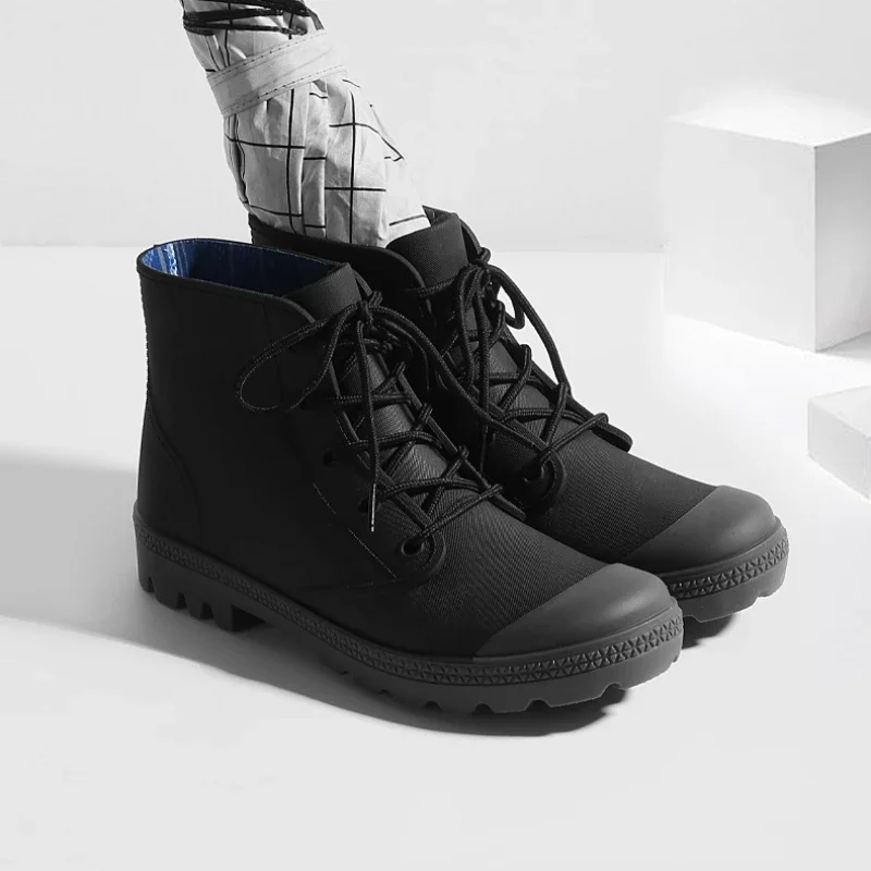 Winter Men Rain Boots Lace-up  - Fishing Boots recension och pris