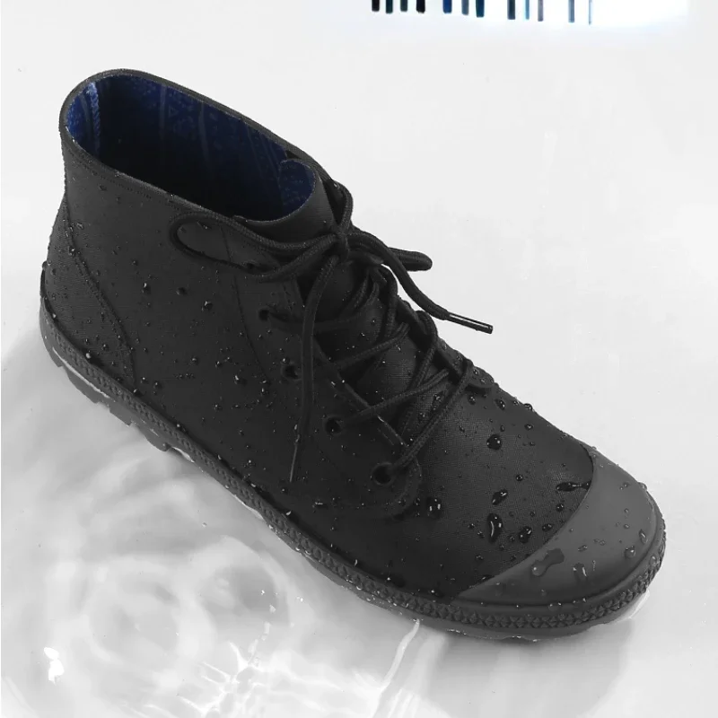Winter Men Rain Boots Lace-up  - Fishing Boots recension och pris